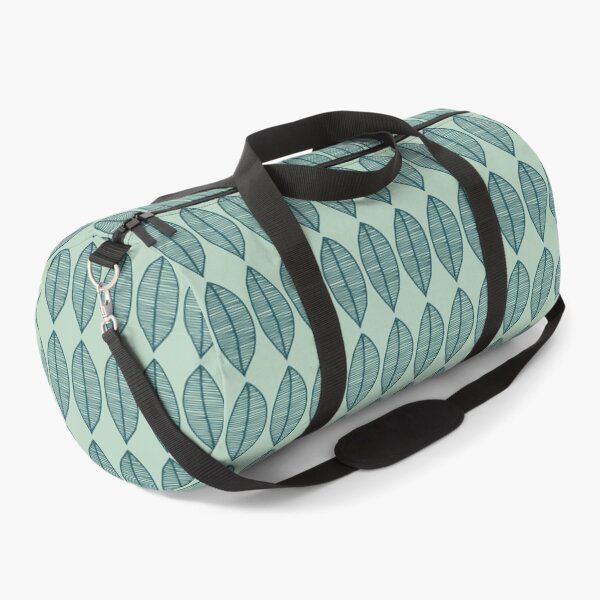 Item preview, Mint Scandi Leaf Pattern designed and sold by HintofNature.