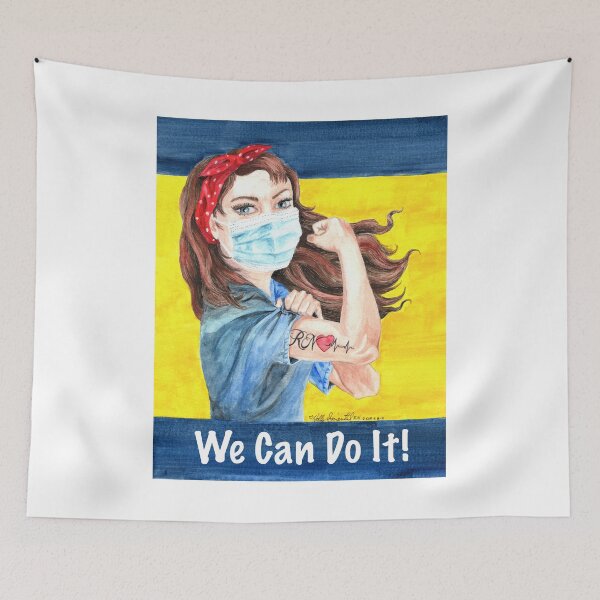 Item preview, We Can Do It!  Nurse inspirational art designed and sold by HollySimental.