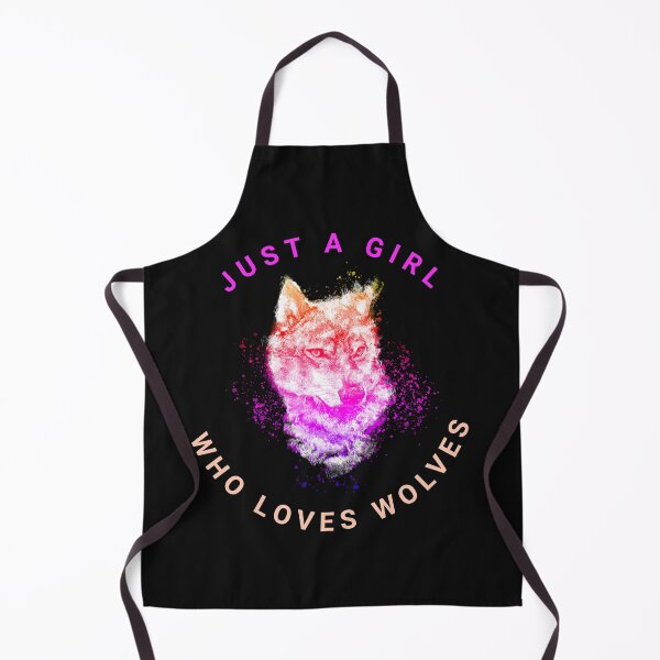 Item preview, Just A Girl Who Loves Wolves designed and sold by TINASTORESHOPE.