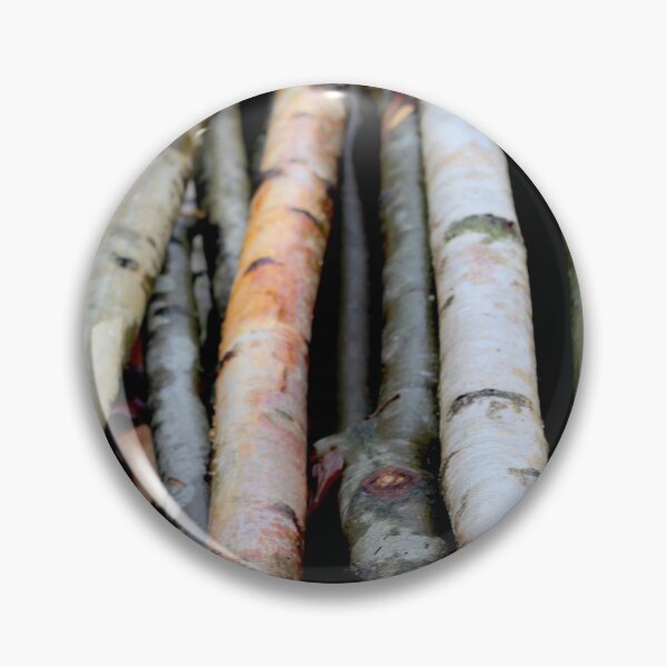Item preview, Birch logs in a forest designed and sold by chihuahuashower.