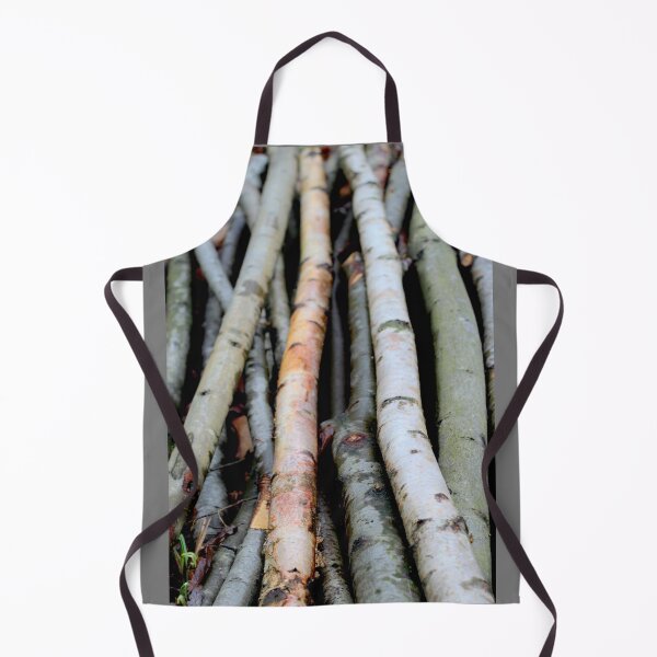 Item preview, Birch logs in a forest designed and sold by chihuahuashower.