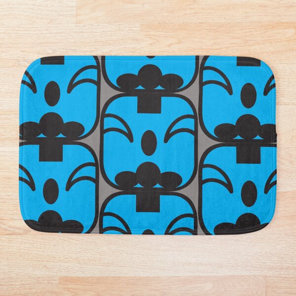 Mayan Planetary Kin - Blue Monkey Bath Mat