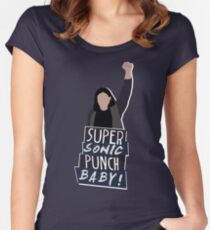 Super Sonic Punch - Cisco Women's Fitted Scoop T-Shirt