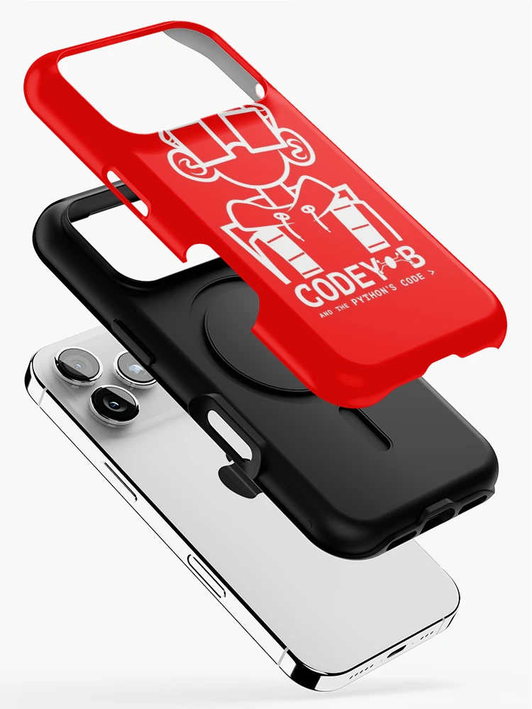 Thumbnail 2 von 4, iPhone-Hülle, Codey-B und der Python-Code - Codey-B! designt und verkauft von CodeyBWorld.