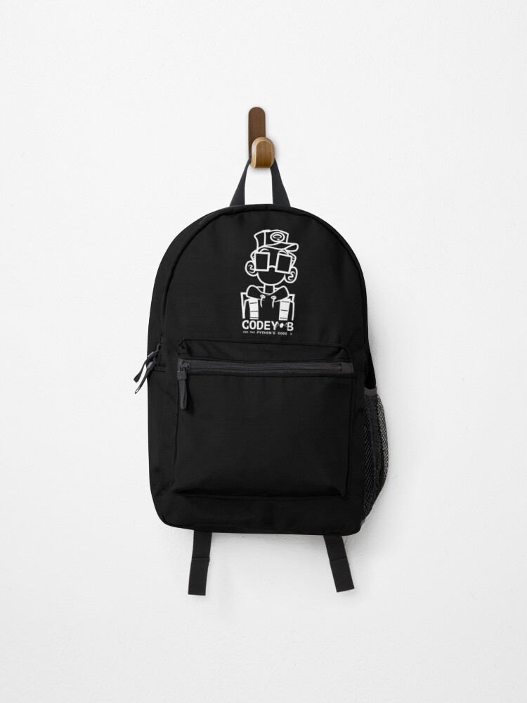 Thumbnail 1 of 3, Backpack, Codey-B and the Python's Code - Codey-B! designed and sold by CodeyBWorld.
