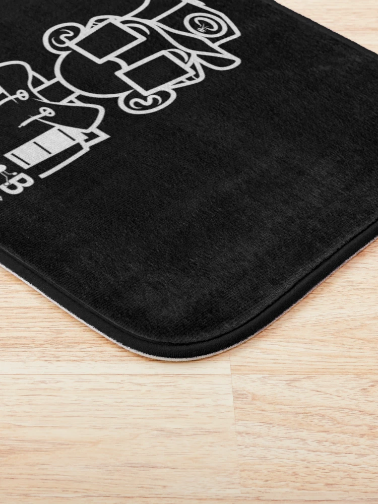 Aperçu 3 sur 6. Tapis de bain avec l'œuvre Codey-B et le code de Python - Codey-B! créée et vendue par CodeyBWorld.