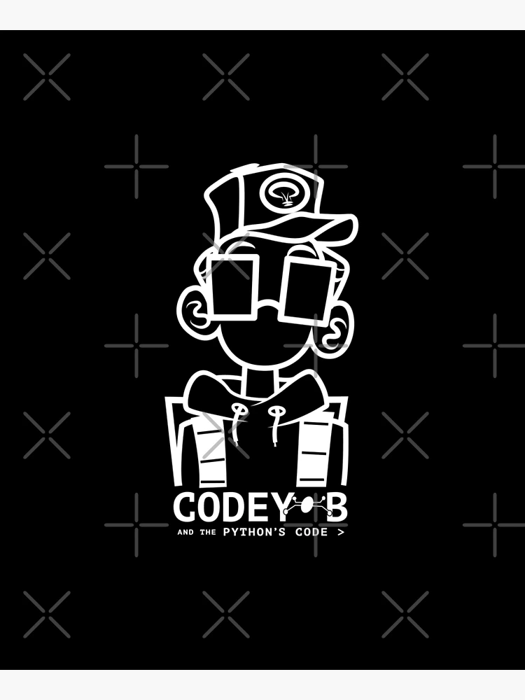 Aperçu 6 sur 6. Tablier avec l'œuvre Codey-B et le code de Python - Codey-B! créée et vendue par CodeyBWorld.