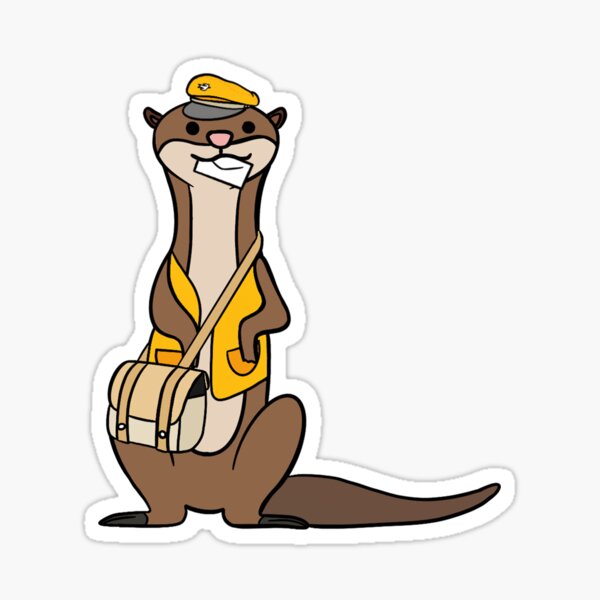 Crescent City Messenger Otter Sticker