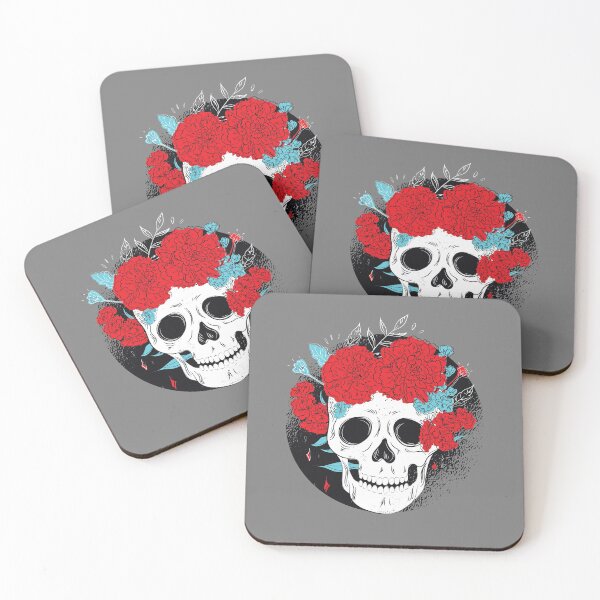 Item preview, Skull Bursting with flowers v2 designed and sold by H3rron-Arts.