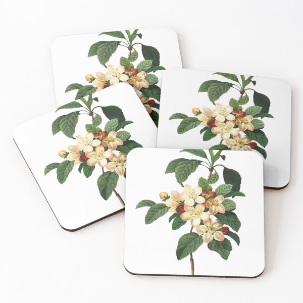 Item preview, Apple Blossom Flower Vintage Retro Art Botanical Illustration designed and sold by HumanlineImages.