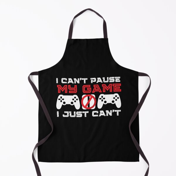 Item preview, I Cant Pause My Game, I Just Cant | Funny Video Gamer Joke | Also available in Black lettering for light backgrounds designed and sold by InkItStudio.
