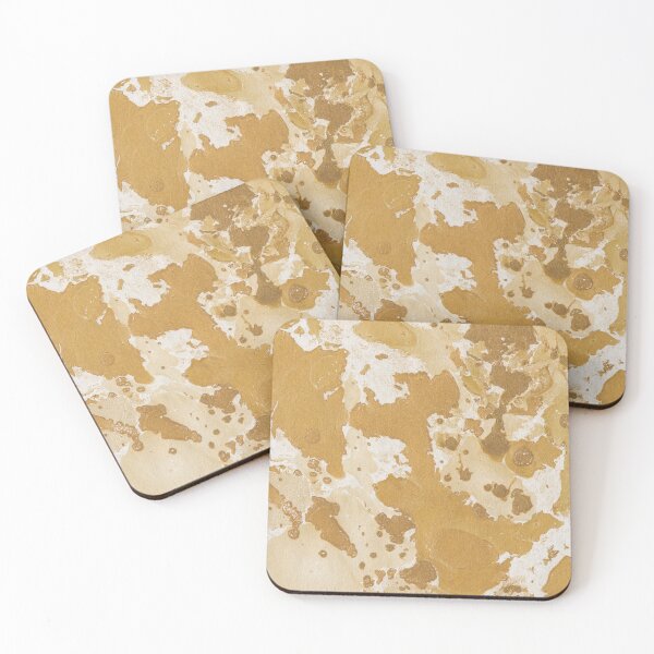 Item preview, Shades of yellow ink marble paper texture  designed and sold by earthtoaura.