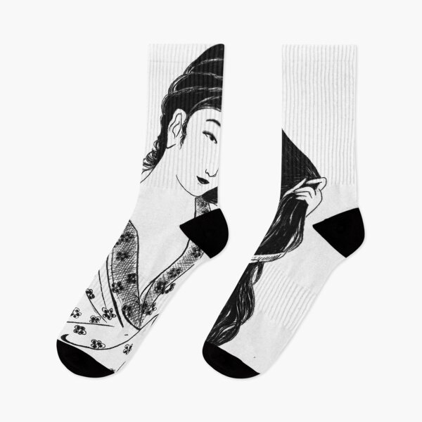 Item preview, Japanese woman combing her hair designed and sold by SelinaFloca.