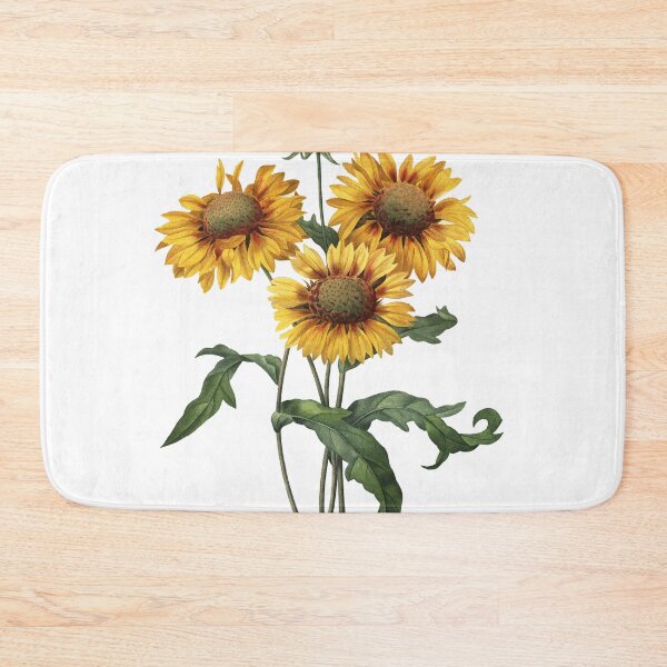 Item preview, Gaillardia or Blanket Flower Vintage Retro Art Botanical Illustration designed and sold by HumanlineImages.