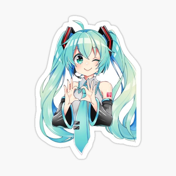 Hatsune Miku Waifu Stickers | Redbubble