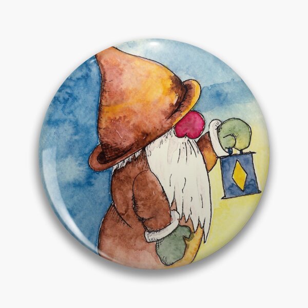 Item preview, Christmas Gnome Tomte With Lantern designed and sold by JulieSpriddle.