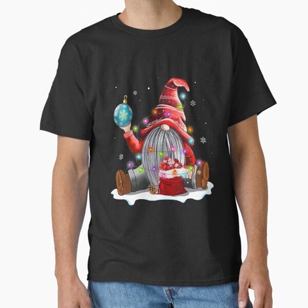 Item preview, Cute Christmas Red Gnome Santa Light Shirt Gnomes Xmas Holiday T Shirt designed and sold by tuanitus.