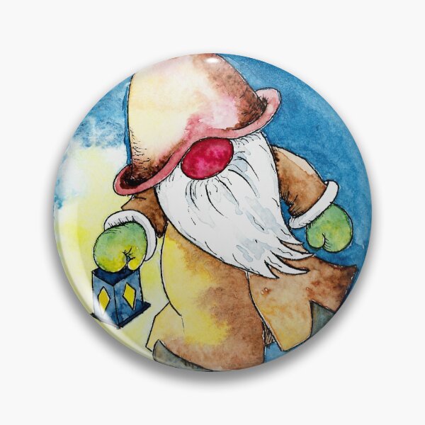 Item preview, Christmas Gnome Tomte Out For A Walk designed and sold by JulieSpriddle.