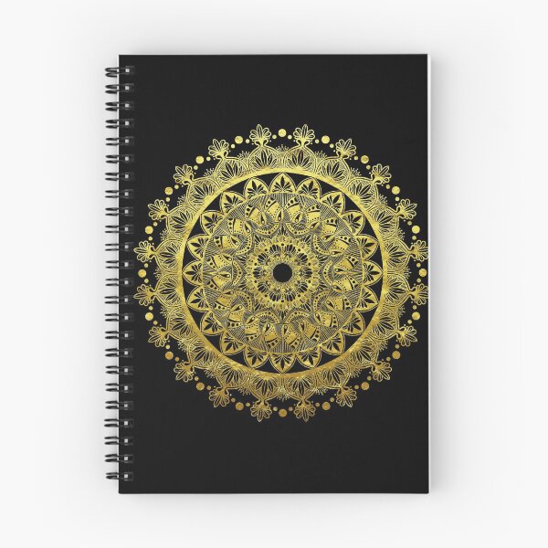 Item preview, Mandala Yoga Design in Gold Indian Spiritual designed and sold by LuminOrb.