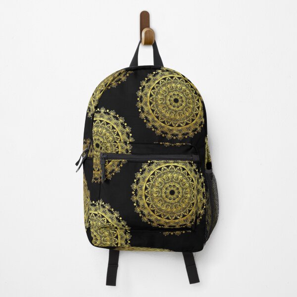 Item preview, Mandala Yoga Design in Gold Indian Spiritual designed and sold by LuminOrb.