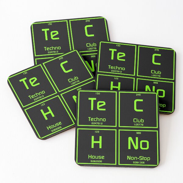 Item preview, Techno Music Periodic Table designed and sold by EddieBalevo.