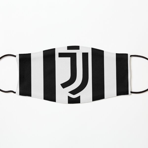Juve schwarz und weiß Maske für Kinder