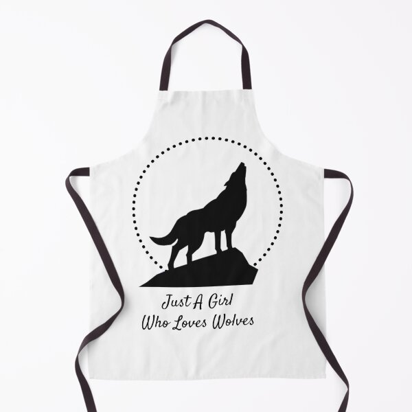 Item preview, Just A Girl Who Loves Wolves designed and sold by TINASTORESHOPE.