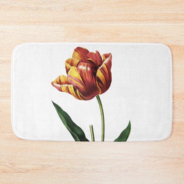 Item preview, Big Tulip Vibrant Flower Vintage Retro Art Botanical Illustration designed and sold by HumanlineImages.