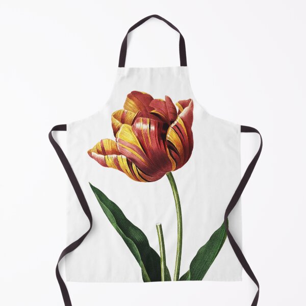 Item preview, Big Tulip Vibrant Flower Vintage Retro Art Botanical Illustration designed and sold by HumanlineImages.
