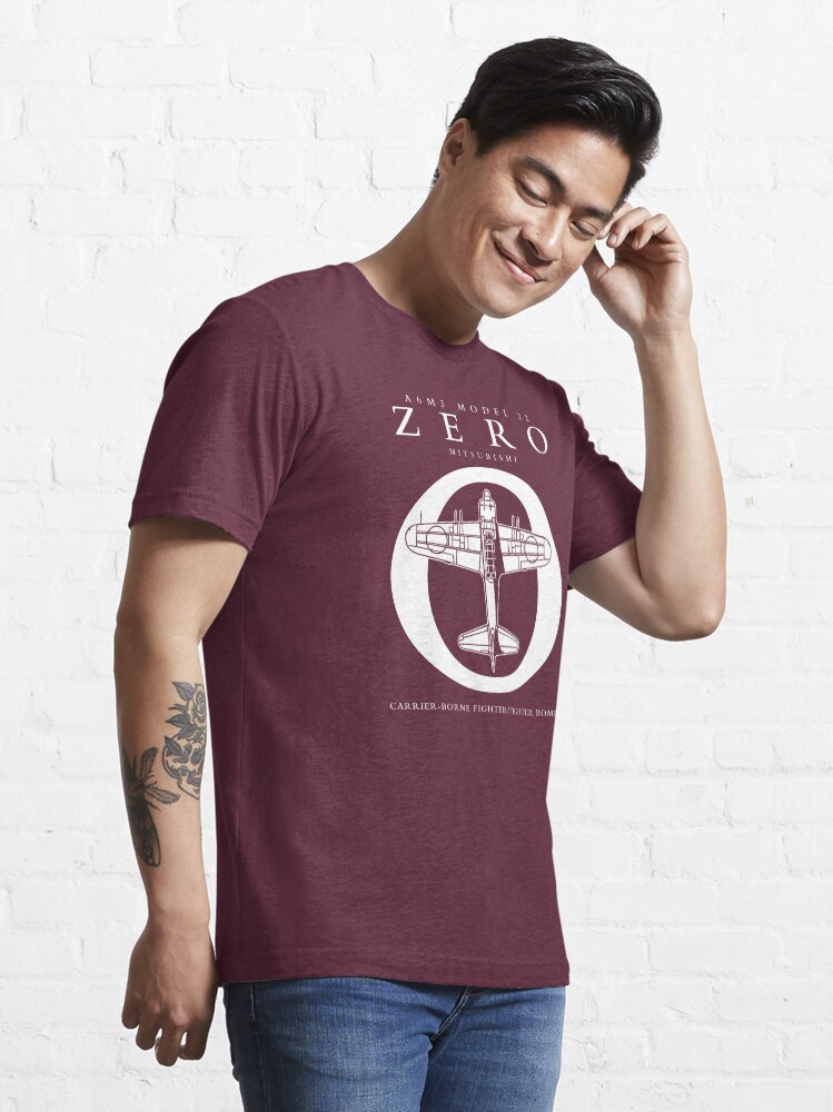 Alternate view of Mitsubishi Zero! Banzai! Essential T-Shirt