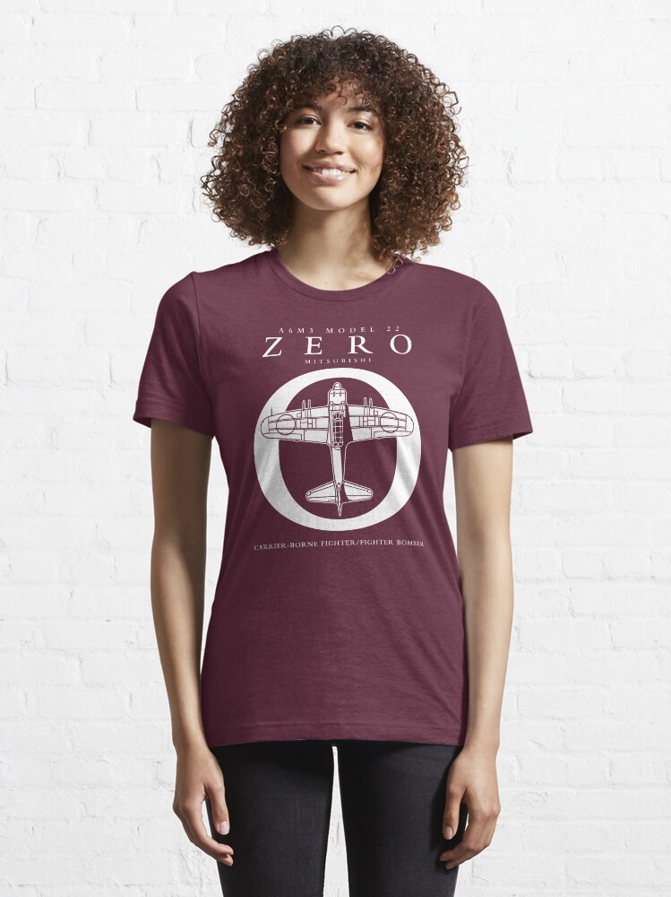 Alternate view of Mitsubishi Zero! Banzai! Essential T-Shirt