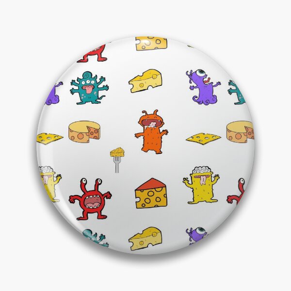 Item preview, Colorful Hungry Alien Sticker Pack, Fold In The Cheese, Cheese Aliens, Tiny Extraterrestrials designed and sold by Black11Flamingo.