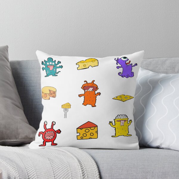 Item preview, Colorful Hungry Alien Sticker Pack, Fold In The Cheese, Cheese Aliens, Tiny Extraterrestrials designed and sold by Black11Flamingo.