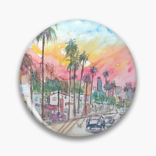 Item preview, Sunset Blvd Los Angeles Rainbow Sunset designed and sold by artshop77.