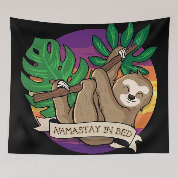 Item preview, Namastay In Bed designed and sold by x-trashpanda.