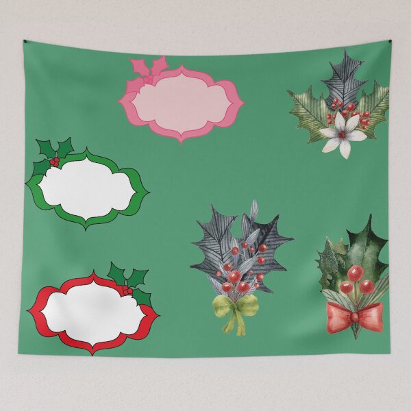 Item preview, Sticker Pack holiday tags and present Ornaments designed and sold by joanaoberg.