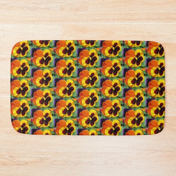 Item preview, Amber and Gold Pansy Close-up designed and sold by Kathryn Jones.