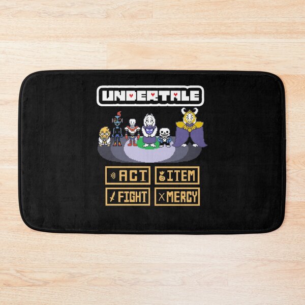 Item preview, Act Item Fight Mercy Video Game Undertale Art designed and sold by PhyllisCindy6.