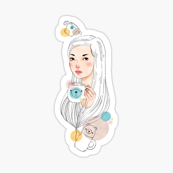 Coffee Genie Sticker