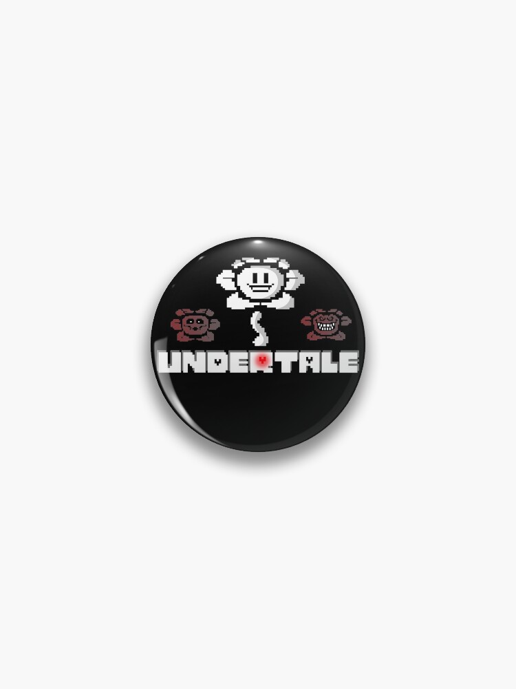 Undertale Flowey 1.1 Pin for Sale by CherryCloudsArt