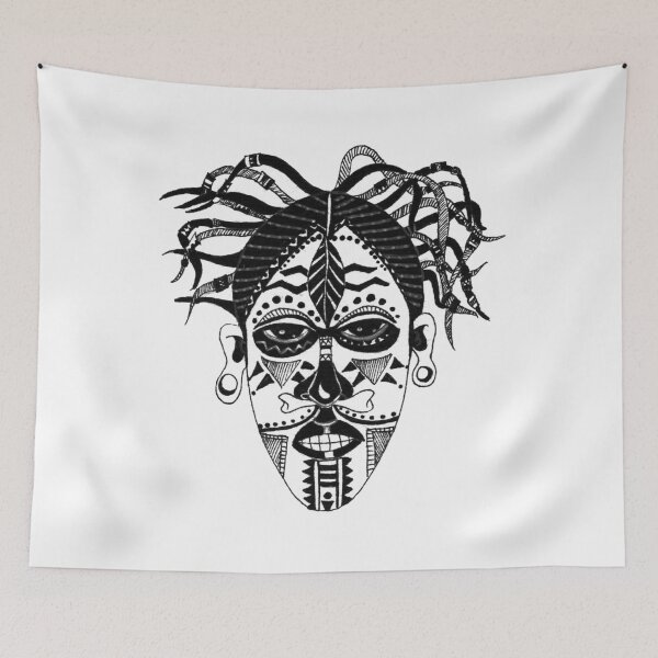 Item preview, Tribal African mask designed and sold by SelinaFloca.