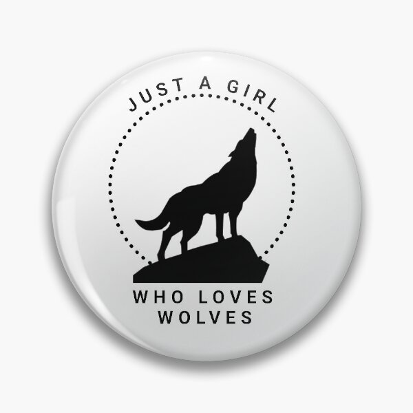 Item preview, Just A Girl Who Loves Wolves designed and sold by TINASTORESHOPE.