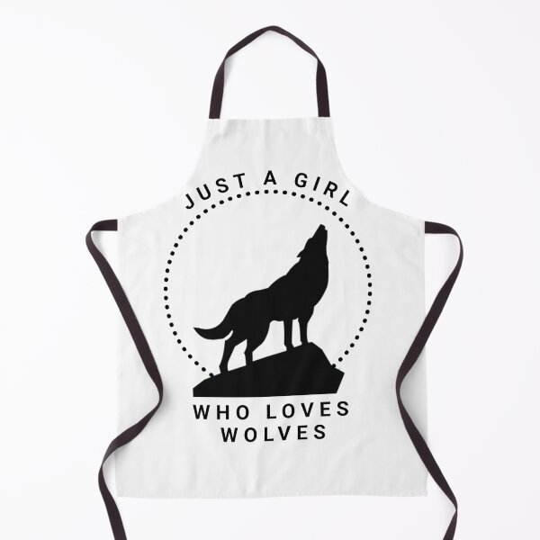 Item preview, Just A Girl Who Loves Wolves designed and sold by TINASTORESHOPE.