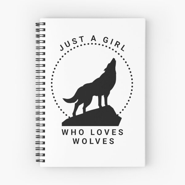 Item preview, Just A Girl Who Loves Wolves designed and sold by TINASTORESHOPE.