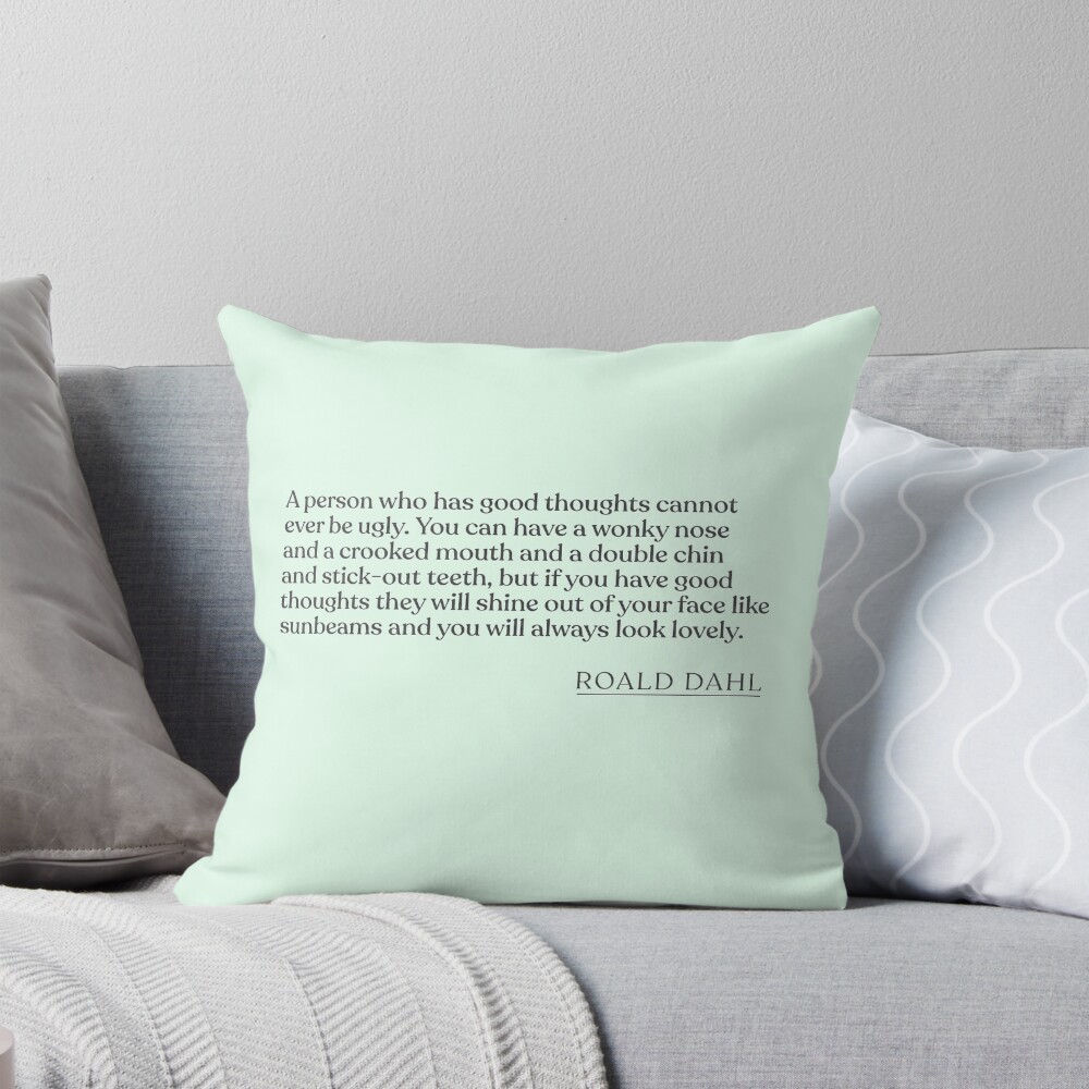 Artikel-Vorschau von Dekokissen, designt und verkauft von BookQuoteMerch.