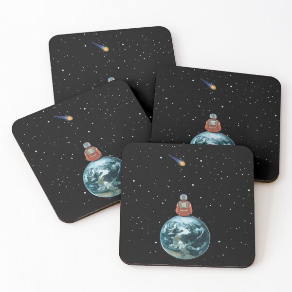 Item preview, Astronaut Observing A Falling Star Meteor designed and sold by artado.