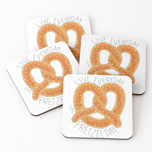 Item preview, Live Everyday Pretzel designed and sold by DelaneyJaneson.