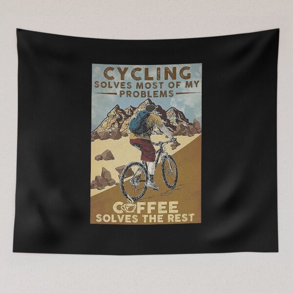 Item preview, Cycling Solves Most Of My Problems Coffee Solves the rest designed and sold by SeanRichar.