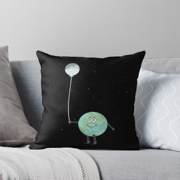 Item preview, Cute Earth Holding Moon Balloon designed and sold by artado.
