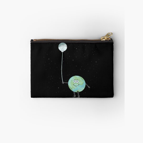 Item preview, Cute Earth Holding Moon Balloon designed and sold by artado.